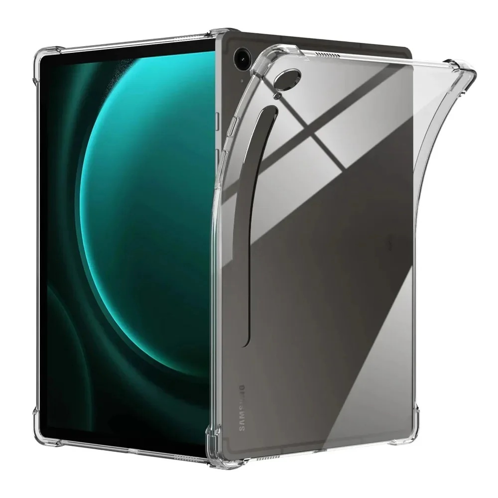 Tablet S9 Fe Accessories - حافظة من السيليكون لهاتف سامسونج جالاكسي