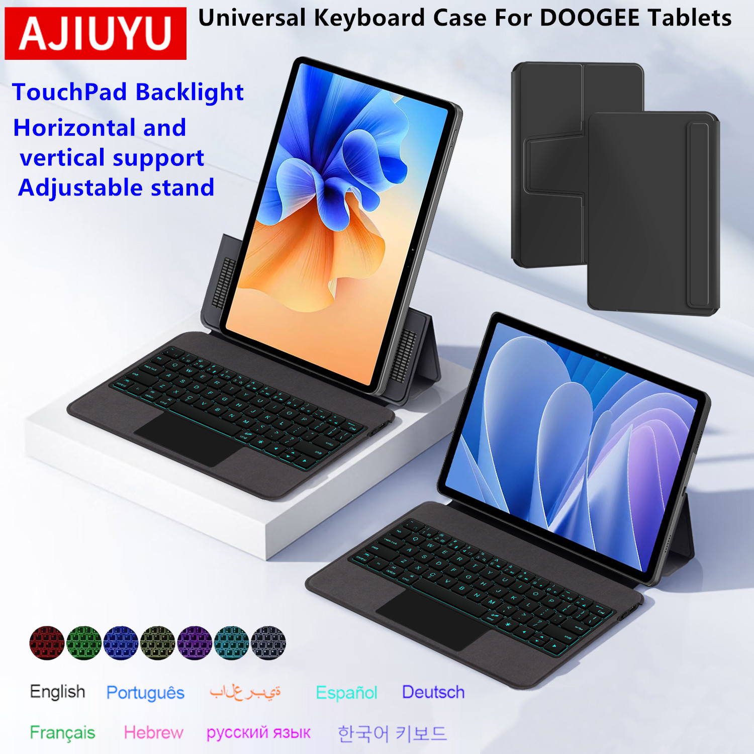 Doogee Tablet Accessories - لوحة مفاتيح تعمل باللمس من AJIUYU
