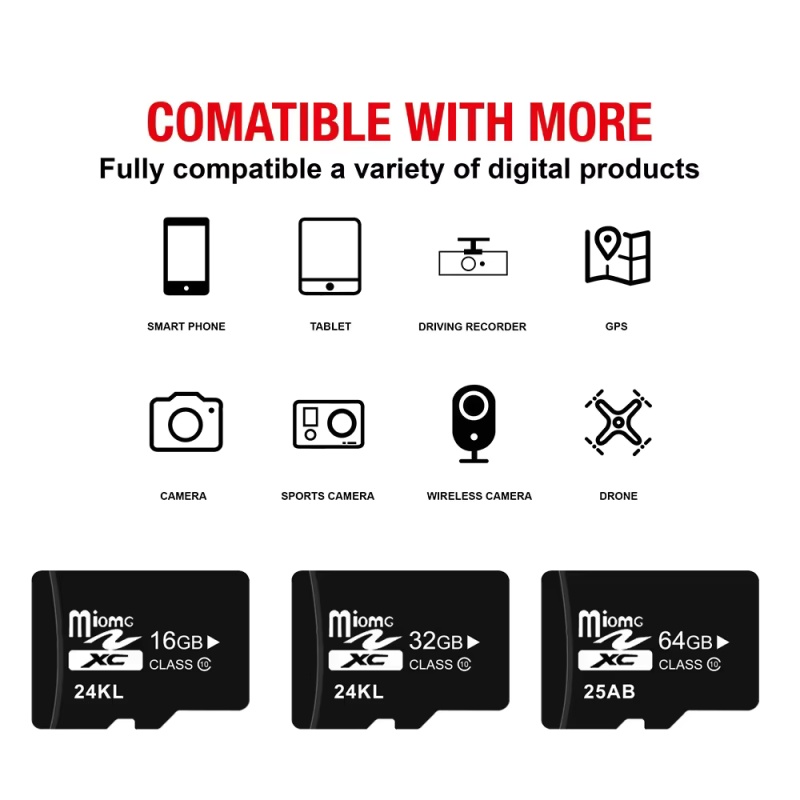 Microsd Card Tablet - بطاقة ذاكرة SD عالية السرعة C10