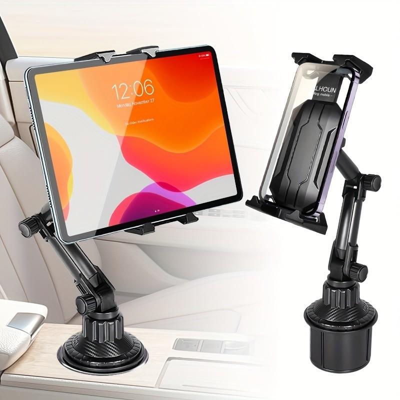 Tablet Accessories Must Have - حامل أكواب مع حامل أجهزة لوحية