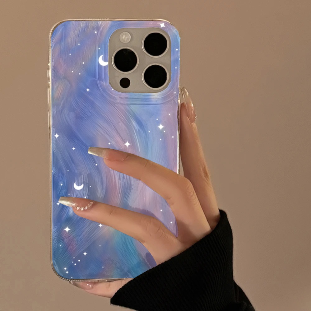 Samsung Galaxy A55 - غطاء هاتف صلب بتصميم لامع متدرج