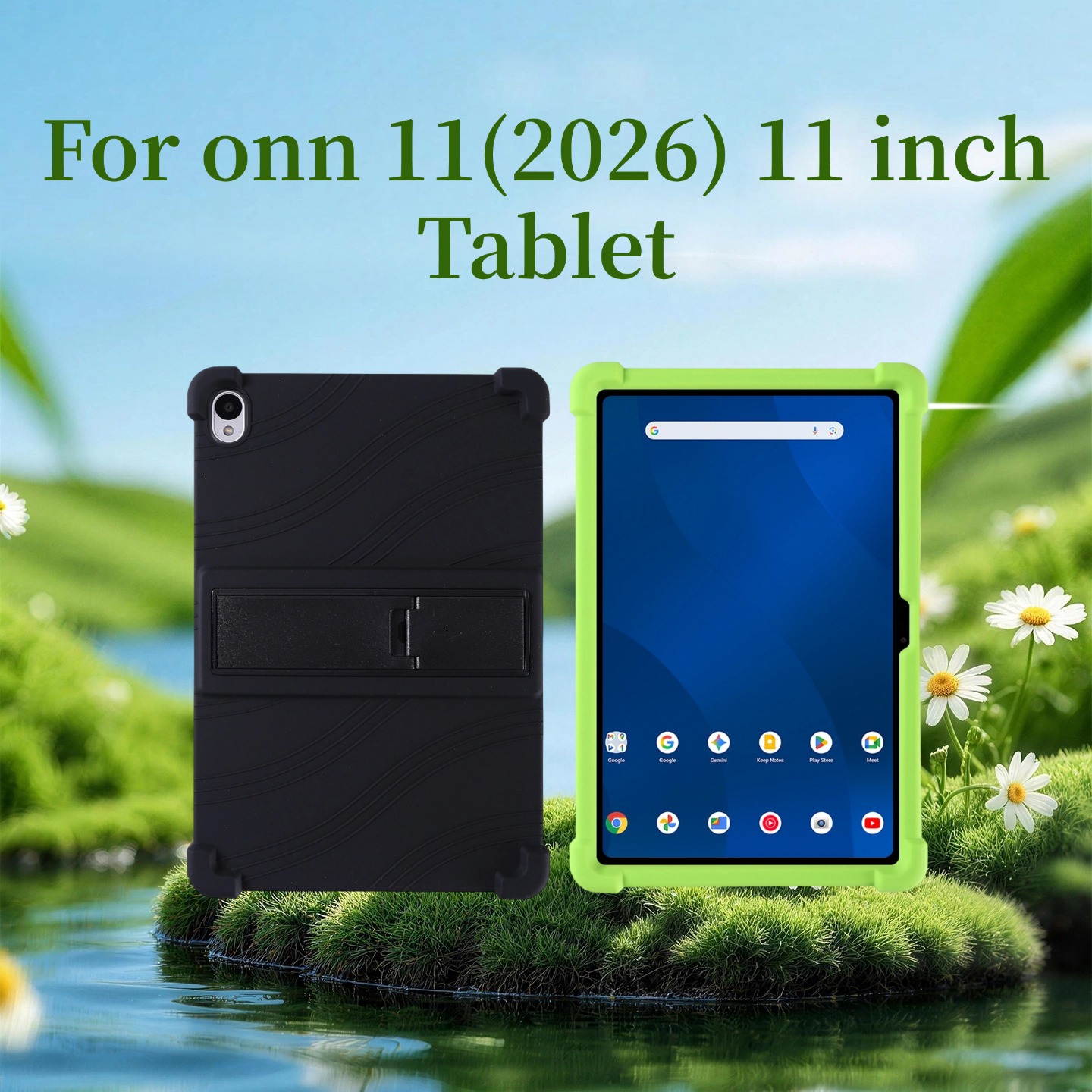 Onn Tablet Accessories - غطاء حماية ناعم من السيليكون للأطفال