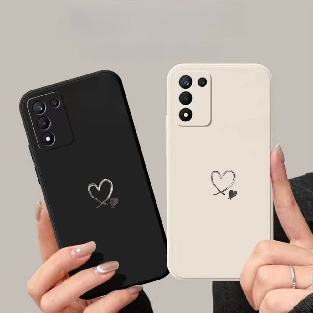 Tablet And Accessories Case - غطاء هاتف سيليكون بطبعة قلب الحب
