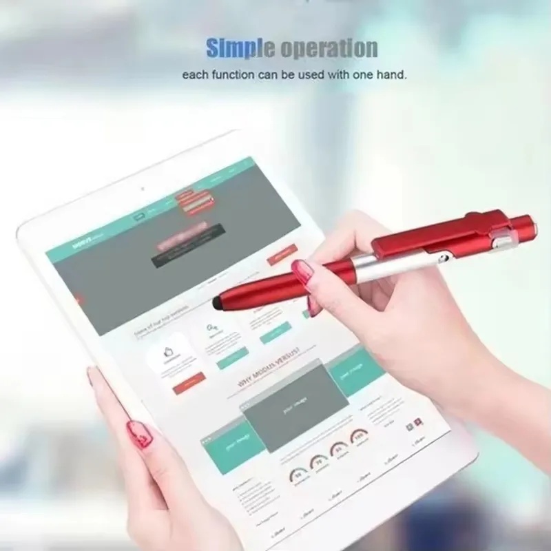 قلم متعدد الوظائف 4 في 1 مع ضو - مراجعة Case With Pencil Holder وسعره
