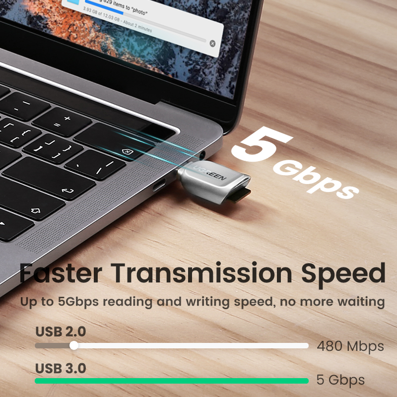 UGREEN قارئ بطاقة USB-C إلى ما - مراجعة Microsd Card Tablet وسعره