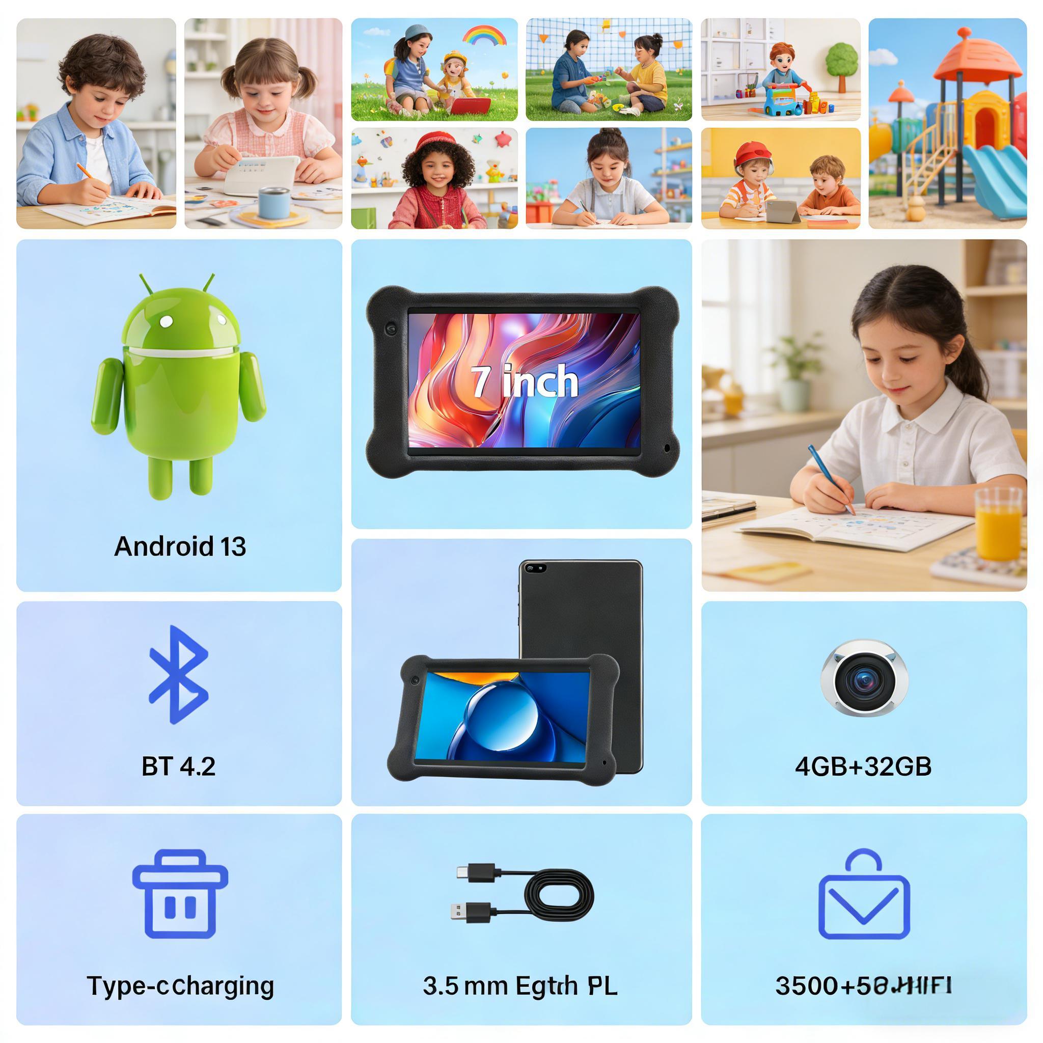 جهاز لوحي Paitanry Q99 مقاس 7  - مراجعة Microsd Card Tablet وسعره