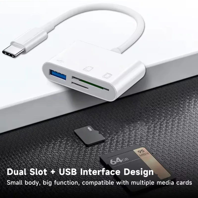 كابل قارئ بطاقات USB C 3 في 1، - مراجعة Microsd Card Tablet وسعره