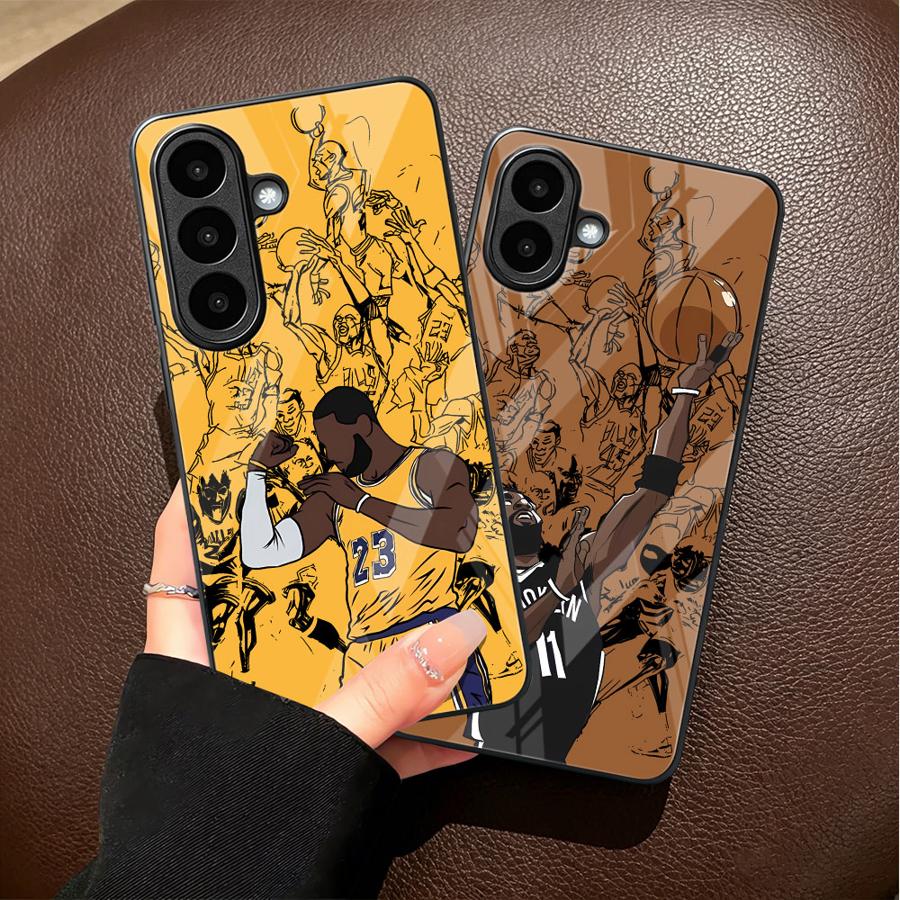 جراب هاتف زجاجي بتصميم نجم كرة - مراجعة Samsung Galaxy A55 وسعره