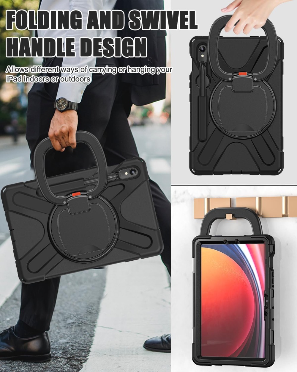 غطاء مقاوم للصدمات لجهاز سامسو - مراجعة Tablet S9 Fe Accessories وسعره