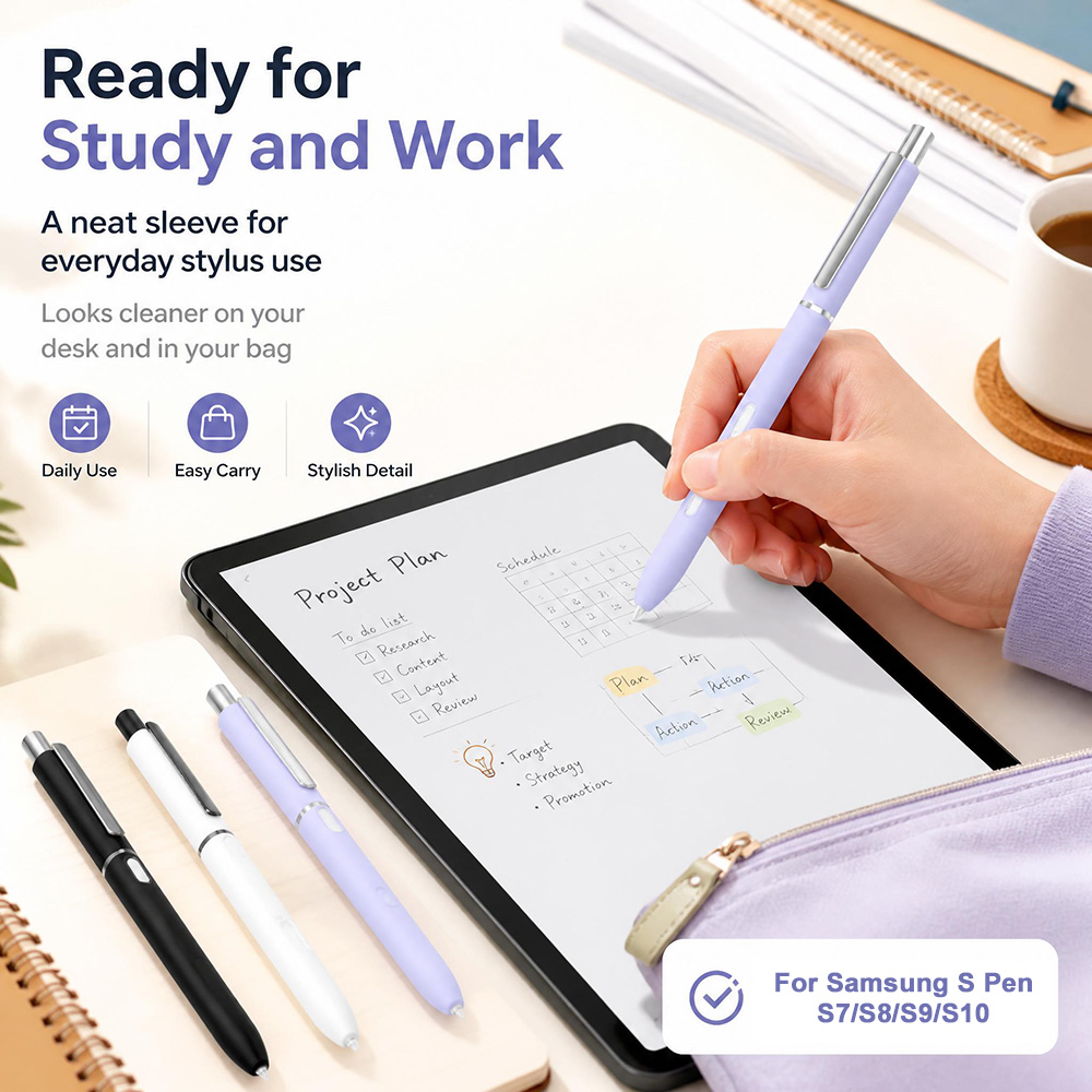 حافظة أقلام جديدة لجهاز سامسون - مراجعة Tablet S9 Fe Accessories وسعره