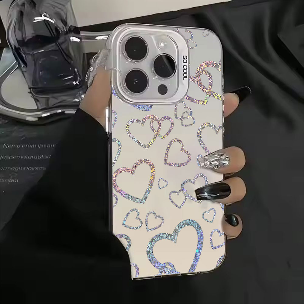غطاء حماية مطبوع بتصميم قلب مل - مراجعة Apple Iphone 15 Pro Max وسعره
