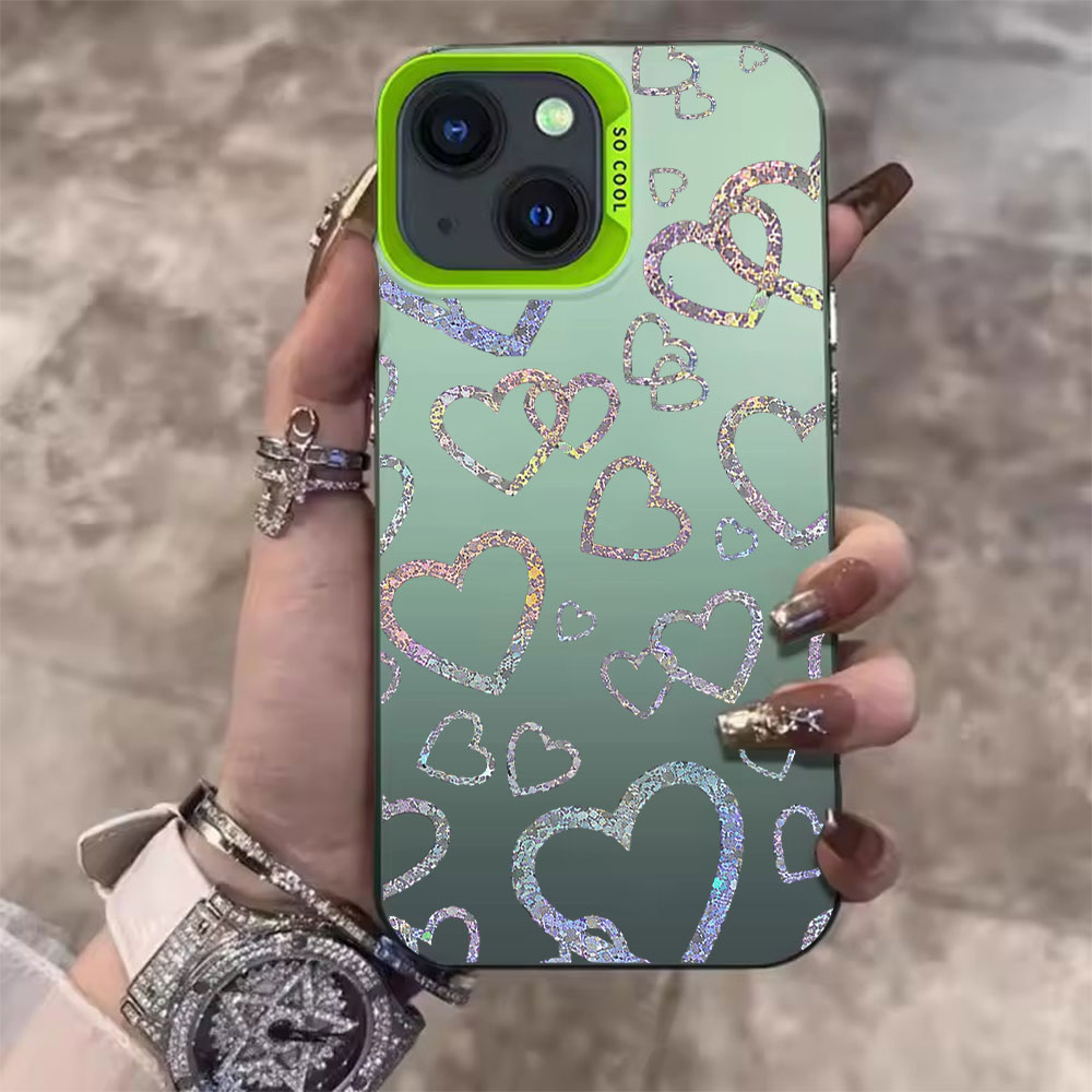 غطاء حماية مطبوع بتصميم قلب مل - مراجعة Apple Iphone 15 Pro Max وسعره