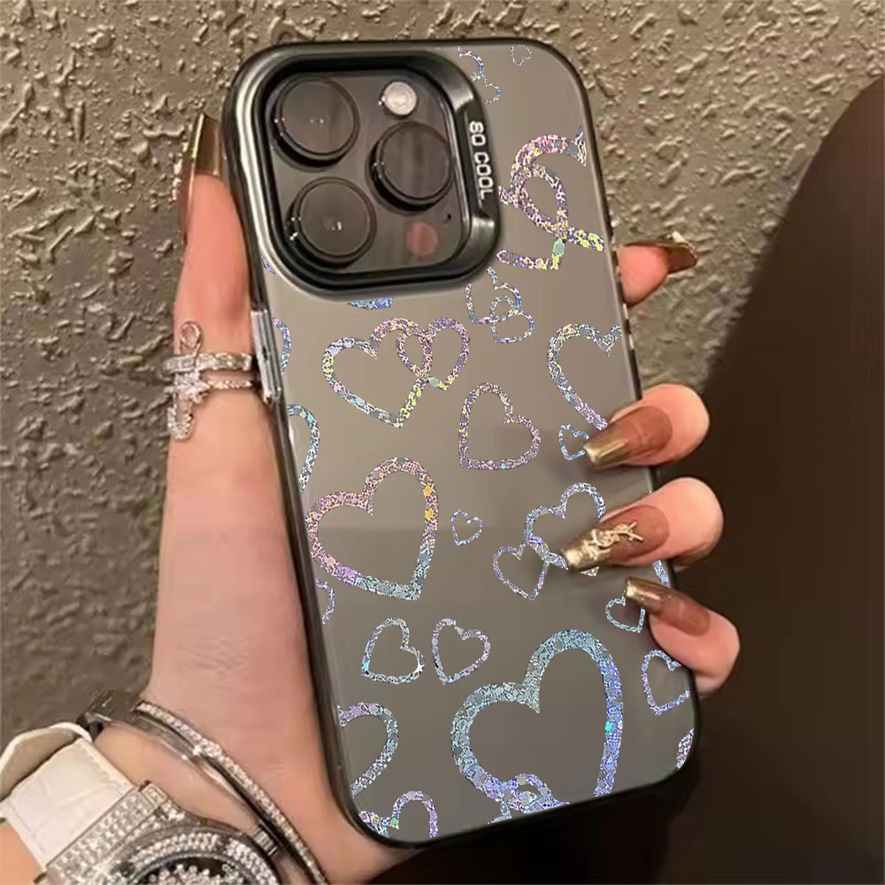 غطاء حماية مطبوع بتصميم قلب مل - مراجعة Apple Iphone 15 Pro Max وسعره