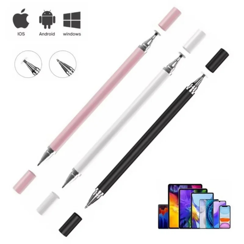 قلم ستايلس عالمي 2 في 1 (1/3/6 - مراجعة Tablet Stylus Accessories وسعره