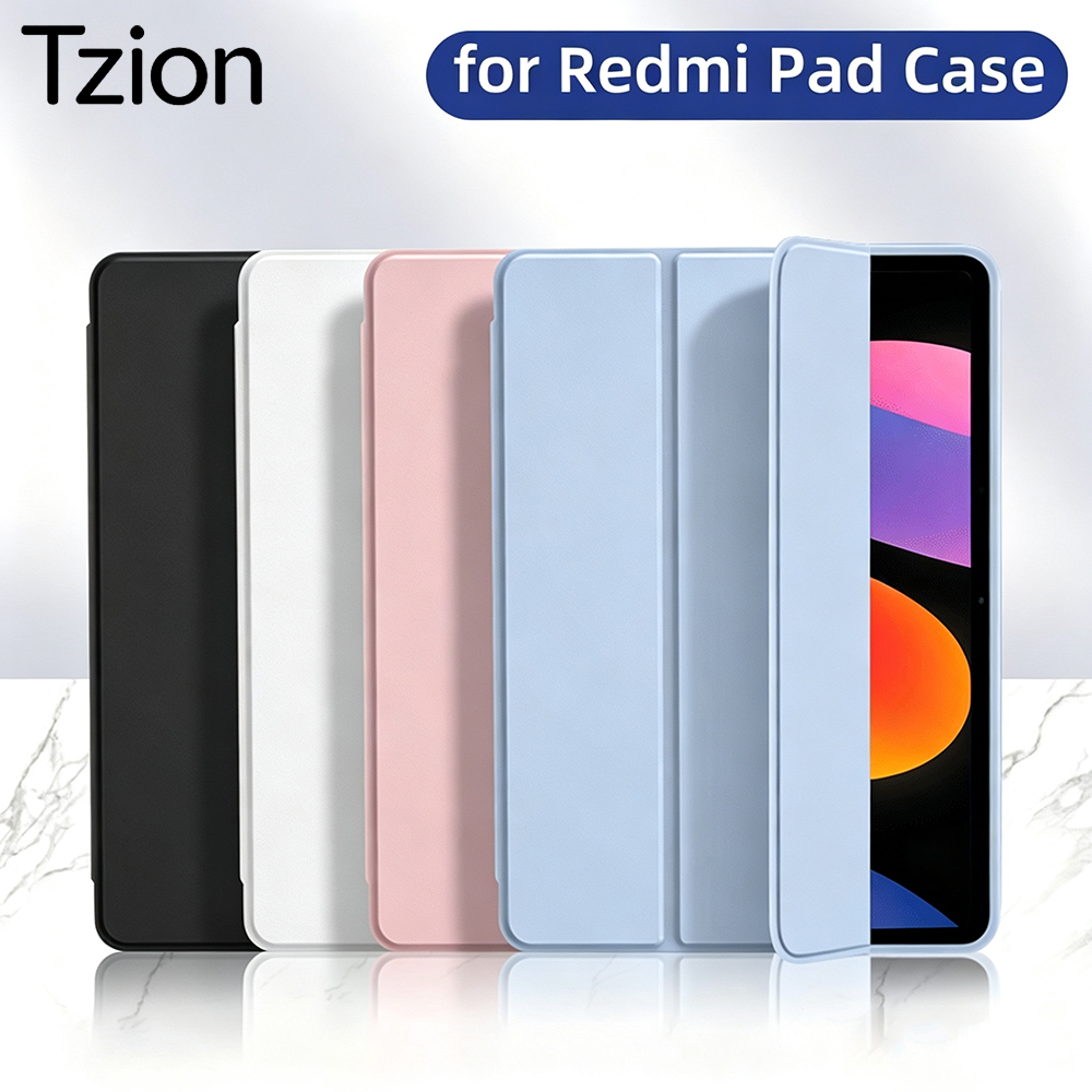 غطاء قابل للطي من الجلد الصناع - مراجعة Redmi Tablet Accessories وسعره
