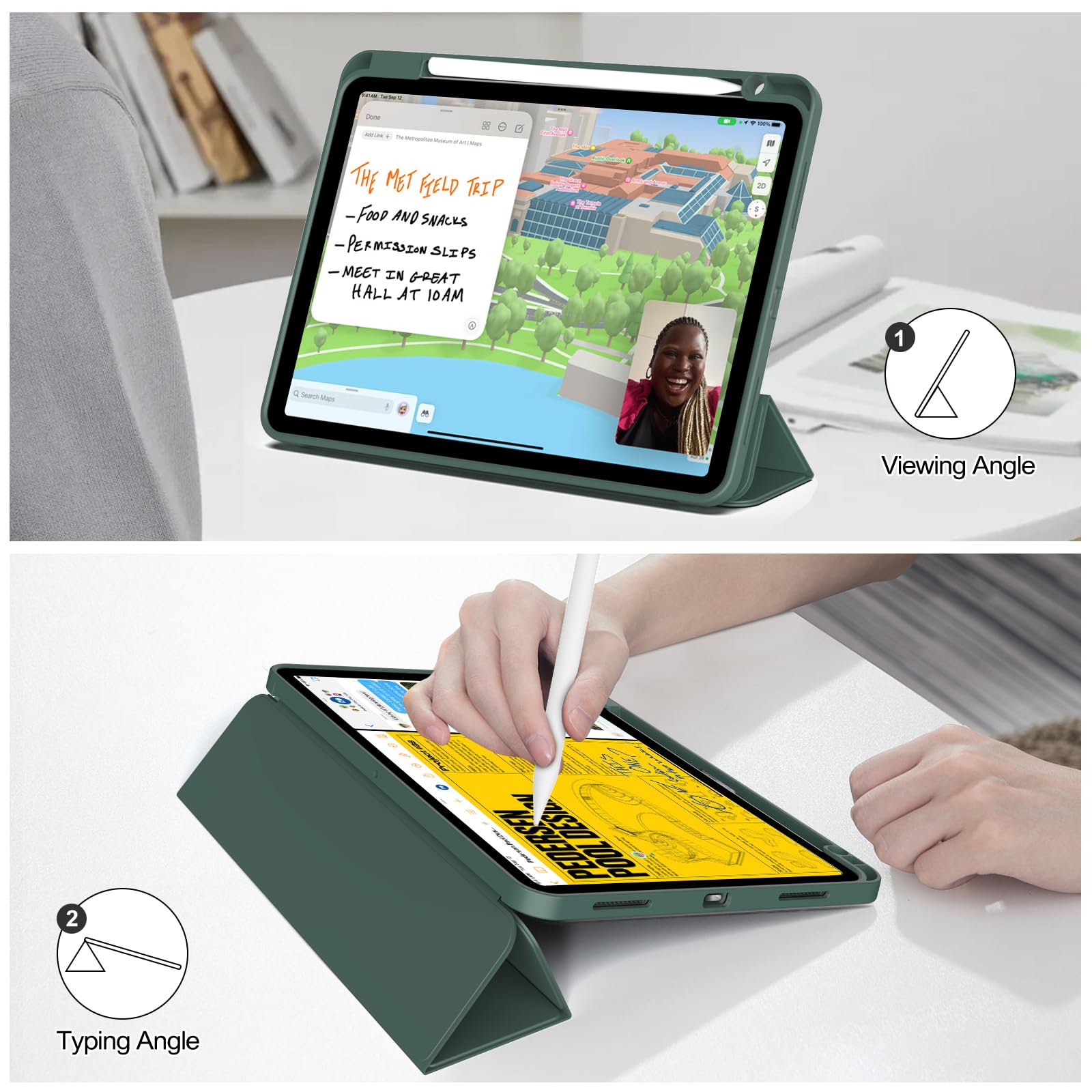 مقلمة لجهاز iPad Air Pro 10.9  - مراجعة Tablet Accessories Case وسعره
