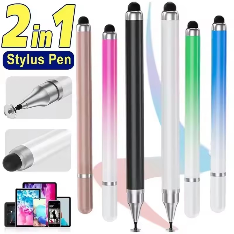 قلم ستايلس عالمي 2 في 1 للأجهز - مراجعة Tablet Stylus Accessories وسعره